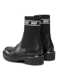 DKNY Botki Tully K3317661 Czarny. Kolor: czarny. Materiał: skóra #4