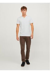 Jack & Jones - Jack&Jones T-Shirt Split 12164972 Biały Standard Fit. Kolor: biały. Materiał: bawełna #5