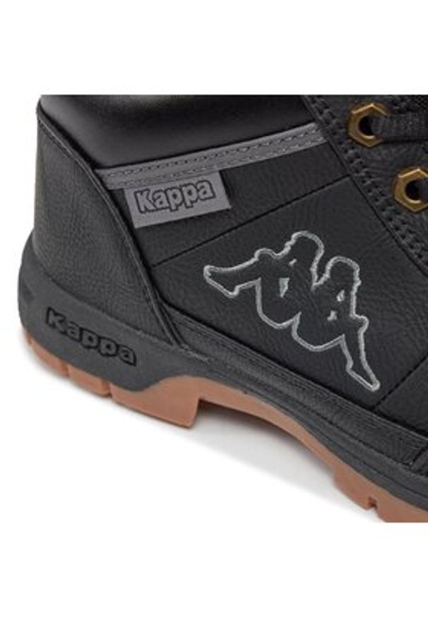 Kappa Trekkingi Bright Mid T 260239T Czarny. Kolor: czarny. Materiał: skóra
