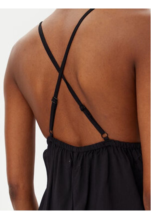 YSABEL MORA Sukienka letnia 86152 Czarny Regular Fit. Kolor: czarny. Materiał: wiskoza. Sezon: lato