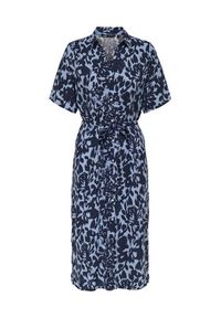 only - ONLY Sukienka koszulowa Yasmin 15357241 Niebieski Regular Fit. Kolor: niebieski. Materiał: wiskoza. Typ sukienki: koszulowe #3