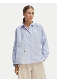 Weekend Max Mara Koszula Butterfly 2615111042 Błękitny Regular Fit. Kolor: niebieski. Materiał: bawełna #1