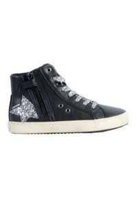 Geox - Buty GEOX J KALISPERA GIRL Czarny. Kolor: czarny. Materiał: syntetyk, tkanina. Sport: turystyka piesza