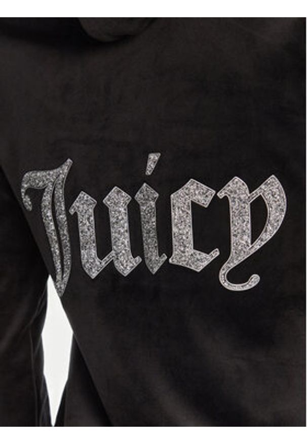 Juicy Couture Bluza Robertson JCBAS125805 Czarny Regular Fit. Kolor: czarny. Materiał: syntetyk