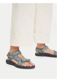 Jack Wolfskin Sandały Wave Breaker 4050291 Zielony. Kolor: zielony. Materiał: materiał #4