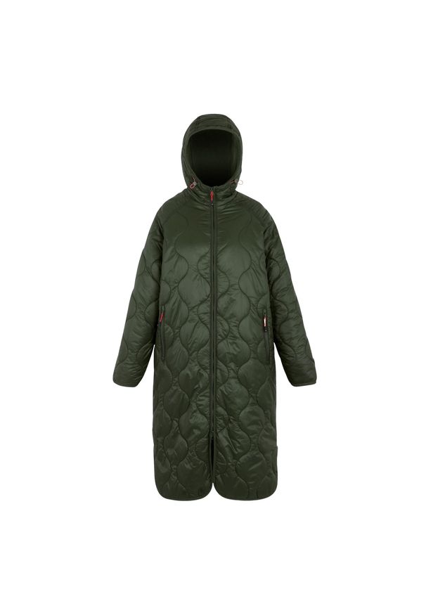 Regatta - Pikowana Kurtka Damska Triea. Kolor: zielony. Sport: turystyka piesza