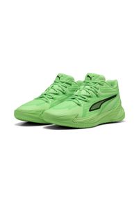 Puma - Buty do koszykówki unisex The Dagger PUMA Elektro Green Black. Kolor: zielony, czarny, wielokolorowy. Materiał: materiał, syntetyk. Sport: koszykówka