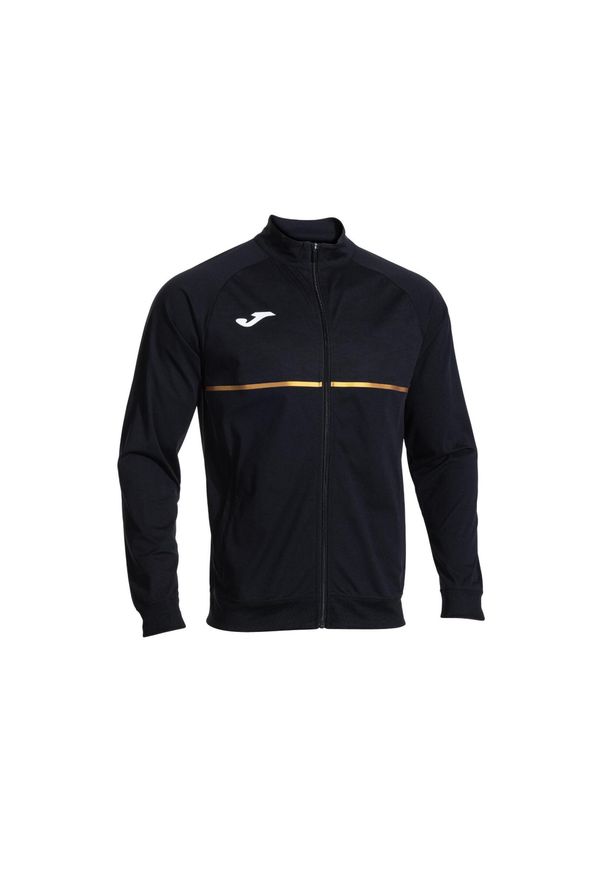 Bluza do biegania męska Joma Record III Full Zip. Kolor: czarny