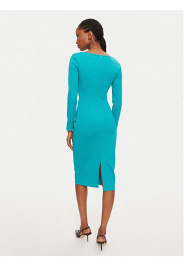 Rinascimento Sukienka koktajlowa 1000769356287 Zielony Regular Fit. Kolor: zielony. Materiał: syntetyk. Styl: wizytowy