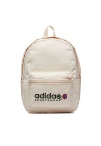Adidas - adidas Plecak Flower Backpack IR8647 Beżowy. Kolor: beżowy. Materiał: materiał #1