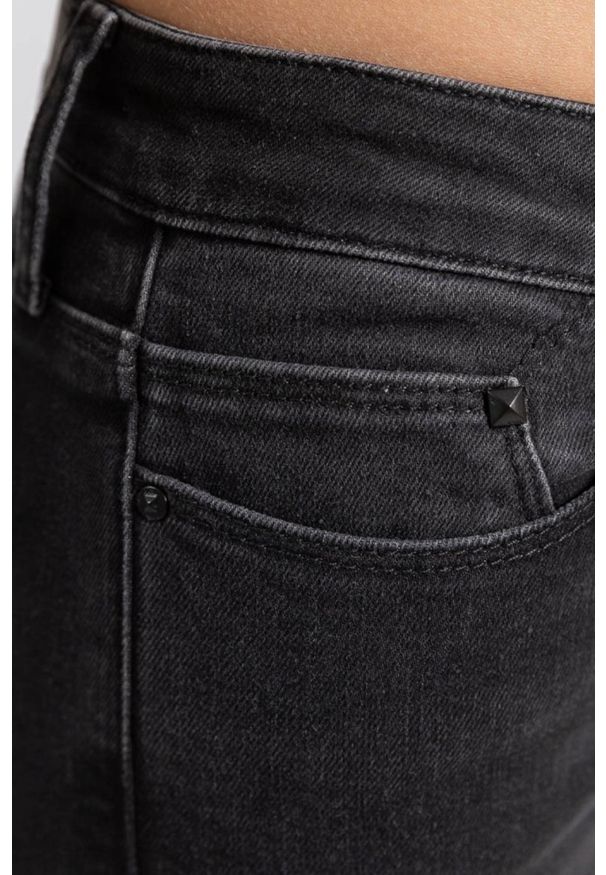 Karl Lagerfeld - KARL LAGERFELD Czarne jeansy damskie Skinny Denim. Okazja: na co dzień. Kolor: czarny. Styl: casual