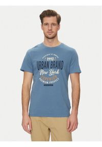 Blend T-Shirt 20717759 Niebieski Regular Fit. Kolor: niebieski. Materiał: bawełna