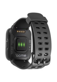 Acme - Smartwatch ACME SW202G Czarny. Rodzaj zegarka: smartwatch. Kolor: czarny. Styl: wakacyjny #4