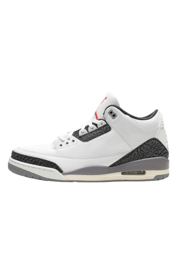 Buty do chodzenia dla dorosłych Air Jordan 3 Retro Cement Grey. Kolor: szary. Sport: turystyka piesza