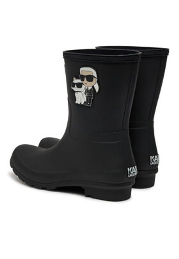 Karl Lagerfeld - KARL LAGERFELD Kalosze KL47073T Czarny. Kolor: czarny