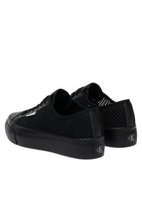 Calvin Klein Sneakersy Vulc Flatf Lace Up Lin Mesh HW0HW02971 Czarny. Kolor: czarny. Materiał: materiał #5