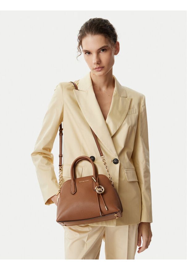 MICHAEL Michael Kors Torebka 30T6GX4S2L Brązowy. Kolor: brązowy. Materiał: skórzane
