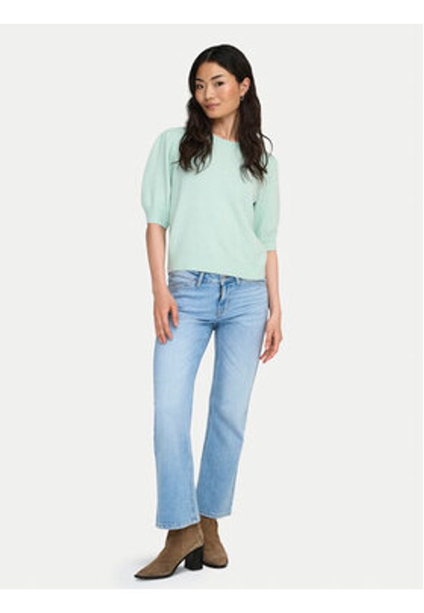 only - ONLY Sweter Rica 15318551 Zielony Regular Fit. Kolor: zielony. Materiał: syntetyk