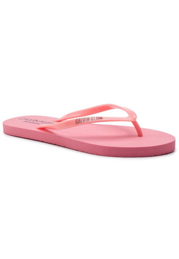 Calvin Klein Swimwear Japonki Ff Sandal KW0KW00397 Różowy. Kolor: różowy