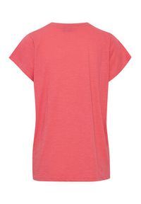 Fransa T-Shirt 20612027 Różowy Regular Fit. Kolor: różowy. Materiał: syntetyk