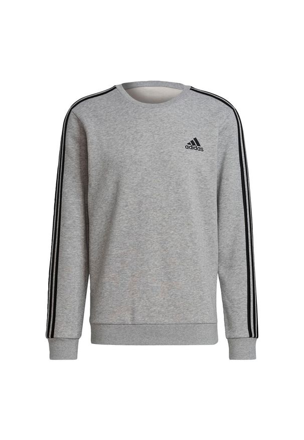 Adidas - Bluza męska adidas Essentials Sweatshirt. Kolor: wielokolorowy, czarny, szary