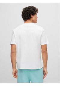 BOSS - Boss T-Shirt 50491718 Biały Relaxed Fit. Kolor: biały