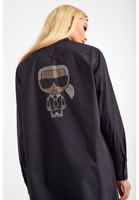 Karl Lagerfeld - Koszula Maxi KARL LAGERFELD. Okazja: na co dzień. Materiał: tkanina. Długość: długie. Styl: casual #5