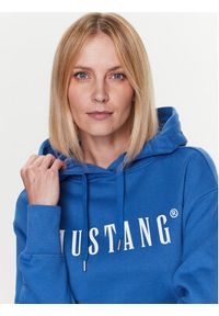 Mustang Bluza Bianca 1013572 Niebieski Regular Fit. Kolor: niebieski. Materiał: bawełna #3