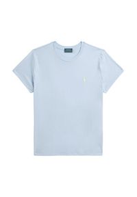 Polo Ralph Lauren T-Shirt 211B14605019 Niebieski jasny Classic Fit. Typ kołnierza: polo. Kolor: niebieski. Materiał: bawełna #4