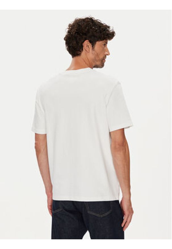 Calvin Klein T-Shirt LV04LC241G Biały Regular Fit. Kolor: biały. Materiał: bawełna
