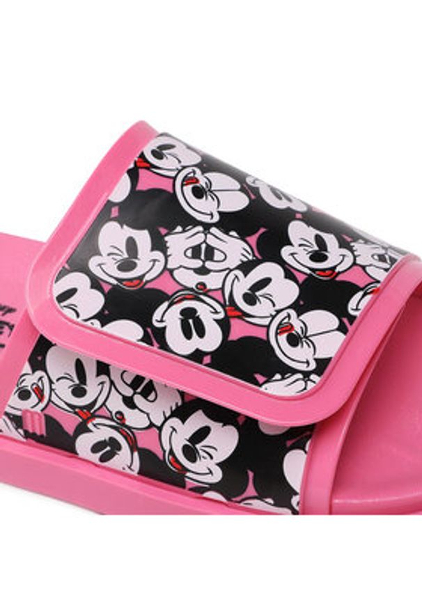 melissa - Melissa Klapki Groovy + Mickey Mouse 33632 Czarny. Kolor: czarny. Wzór: motyw z bajki