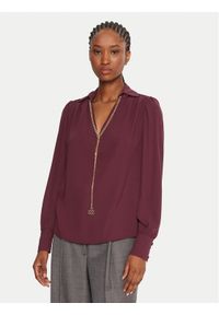 Rinascimento Bluzka CFC0125721003 Bordowy Regular Fit. Kolor: czerwony. Materiał: syntetyk #1