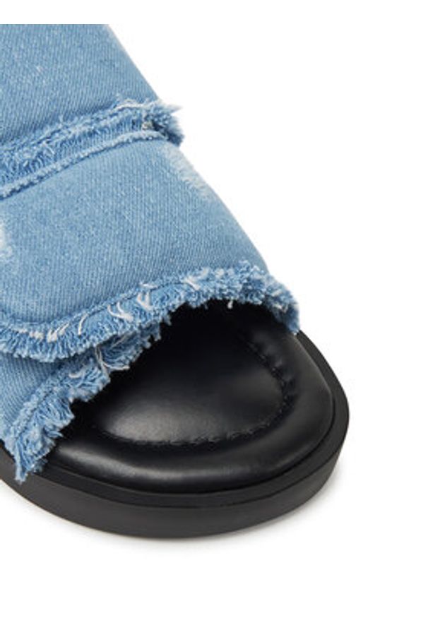 Inuikii Klapki Classic Jeans Velcro 70104-143 506 Niebieski. Kolor: niebieski. Materiał: materiał