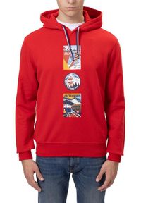 Bluza męska Napapijri B-Portalet Hooded. Kolor: czerwony #2