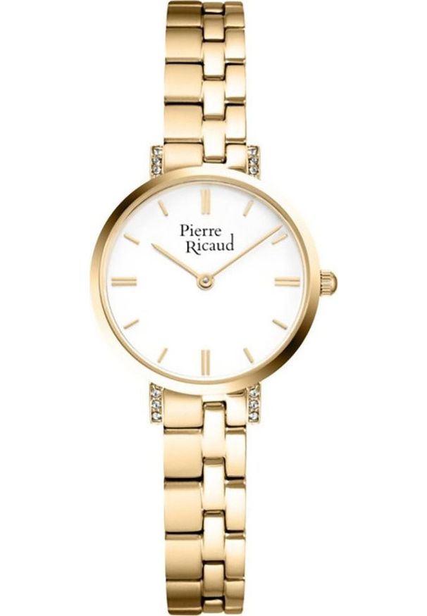 Zegarek Pierre Ricaud Zegarek damski Pierre Ricaud P23019.1113QZ złoty. Kolor: złoty