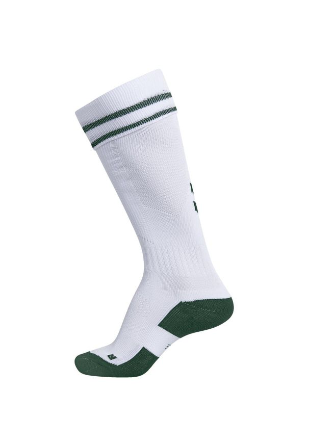 Getry piłkarskie dla dorosłych Hummel Element Football Sock. Kolor: biały, wielokolorowy, zielony. Sport: piłka nożna