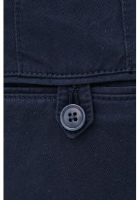 Drykorn spodnie Mad męskie kolor granatowy w fasonie chinos. Kolor: niebieski. Materiał: tkanina, bawełna #2