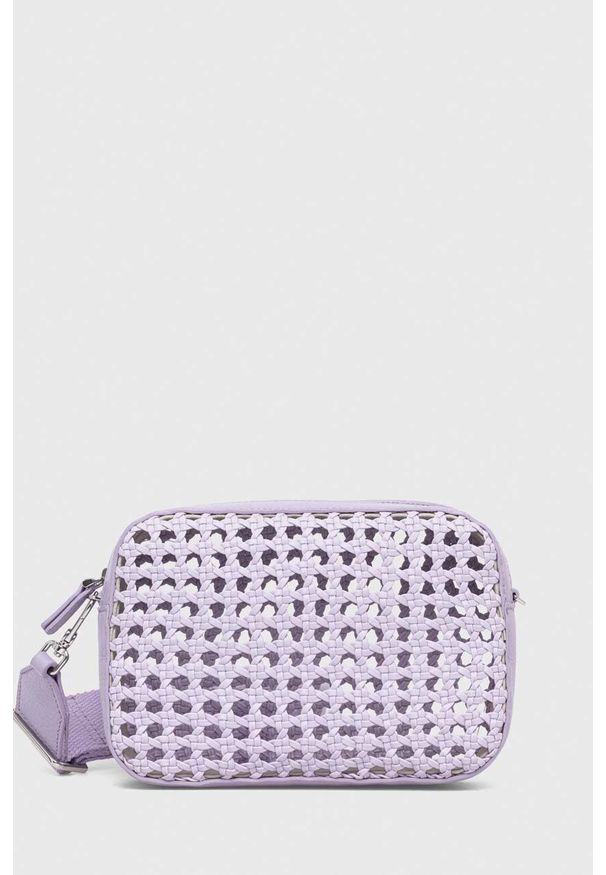 Coccinelle torebka kolor fioletowy. Kolor: fioletowy