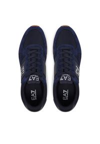 EA7 Emporio Armani Sneakersy X8X151 XK354 U456 Niebieski. Kolor: niebieski. Materiał: materiał #3