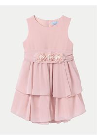 Abel & Lula Sukienka elegancka 05024 Różowy Regular Fit. Kolor: różowy. Materiał: bawełna. Styl: elegancki #1