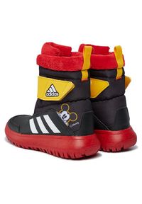 Adidas - adidas Śniegowce Winterplay x Disney Shoes Kids IG7189 Czarny. Kolor: czarny. Materiał: materiał. Wzór: motyw z bajki #5
