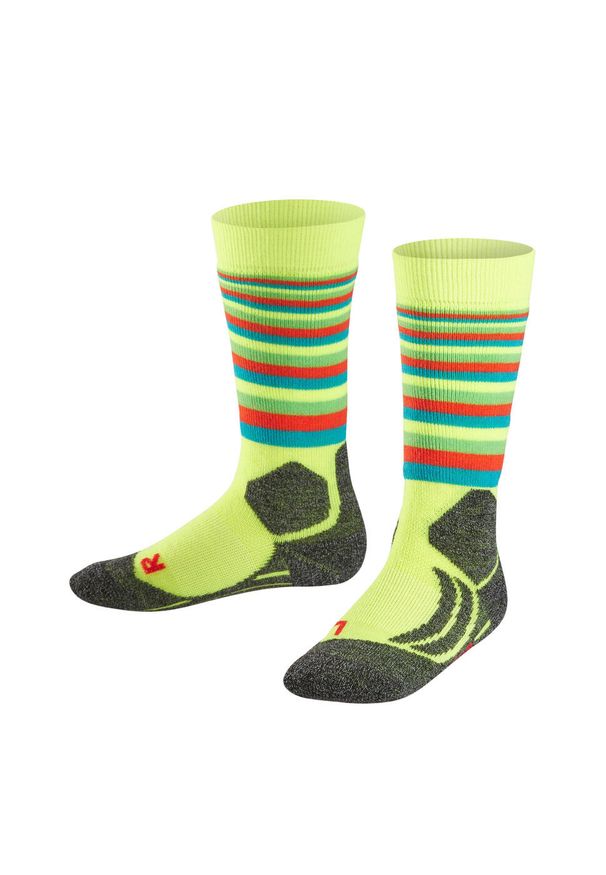 Podkolanówki Falke SK2 Stripe enfants. Kolor: żółty. Sport: narciarstwo