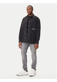 Karl Lagerfeld Jeans Koszula jeansowa A3M16001 Czarny Regular Fit. Kolor: czarny. Materiał: bawełna #3
