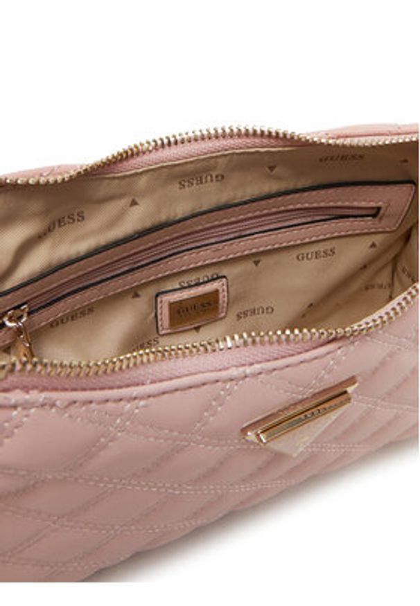 Guess Torebka HWQG87 48130 Różowy. Kolor: różowy. Materiał: skórzane