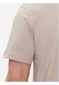 Calvin Klein T-Shirt Line Logo K10K112489 Beżowy Regular Fit. Kolor: beżowy. Materiał: bawełna #5