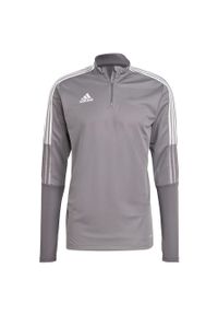 Adidas - Bluza piłkarska męska adidas Tiro 21 Training Top. Kolor: biały, wielokolorowy, szary. Sport: piłka nożna