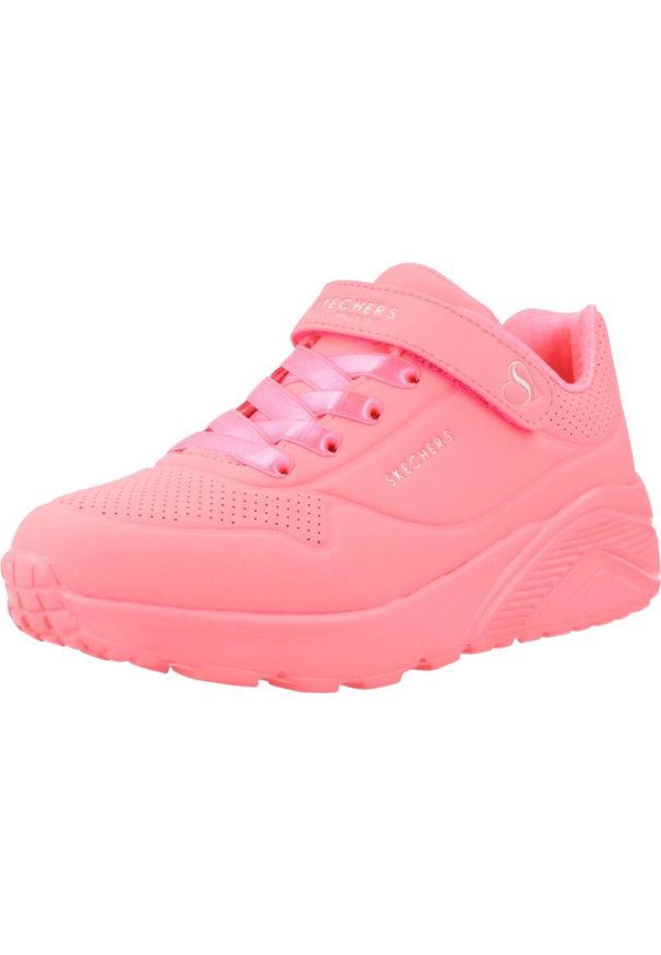 skechers - Buty sportowe Sneakersy dziewczęce, Uno Lite. Kolor: różowy. Materiał: syntetyk, materiał. Szerokość cholewki: normalna. Model: Skechers Sport. Sport: turystyka piesza