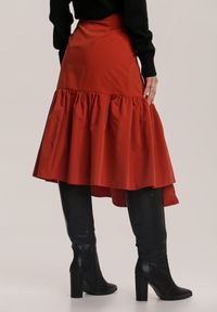 Renee - Ceglasta Spódnica Toadthorn. Kolor: różowy. Wzór: jednolity #3