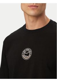 BOSS T-Shirt Open 50560293 Czarny Relaxed Fit. Kolor: czarny. Materiał: bawełna #5