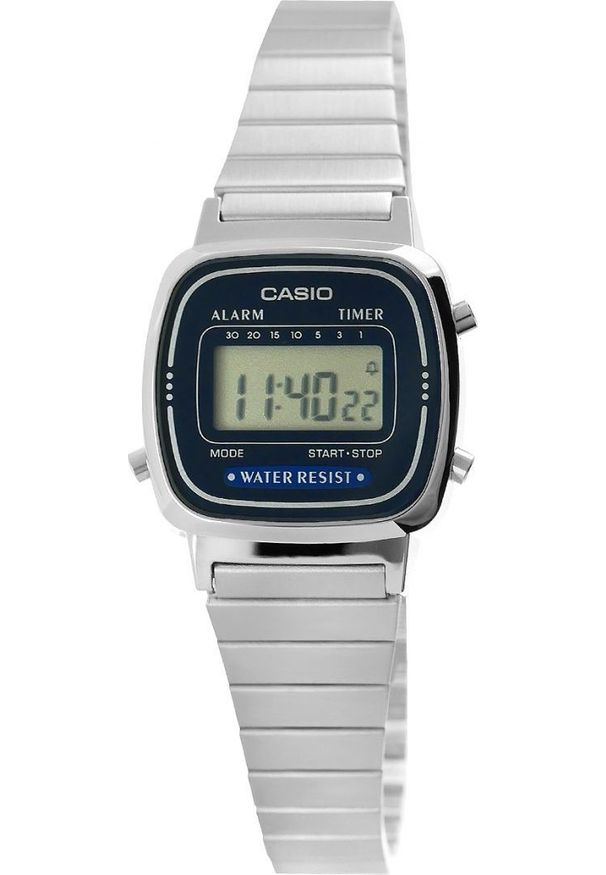 Zegarek Casio Zegarek Damski CASIO Collection Retro LA670WA-2DF. Styl: retro
